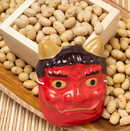節分鬼 The Setsubun demon 豆まきで追い払う厄や災いを象徴する存在
