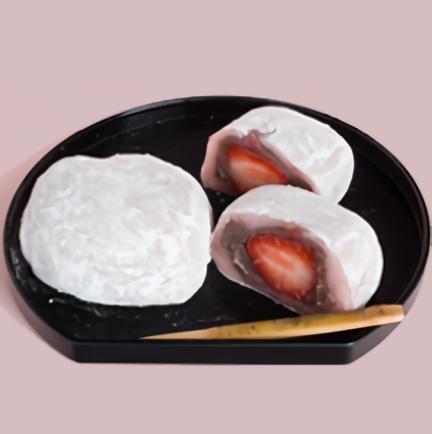 いちご大福 Strawberry Daifuku 苺と餡を包んだ人気の和菓子